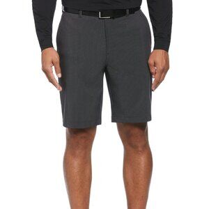 Ben Hogan Mens Golf Shorts Black Performance Active Waistband Pockets Flat Front